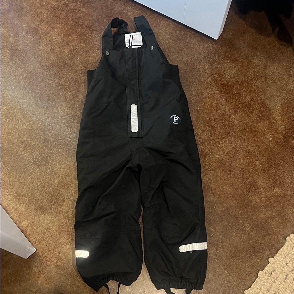 Polarn O. Pyret Black Snow Bib Overalls